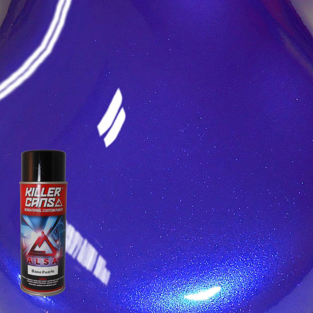 Alsa Refinish 12 oz. Base Pearls Purple Haze Killer Cans Spray Paint-KC ...