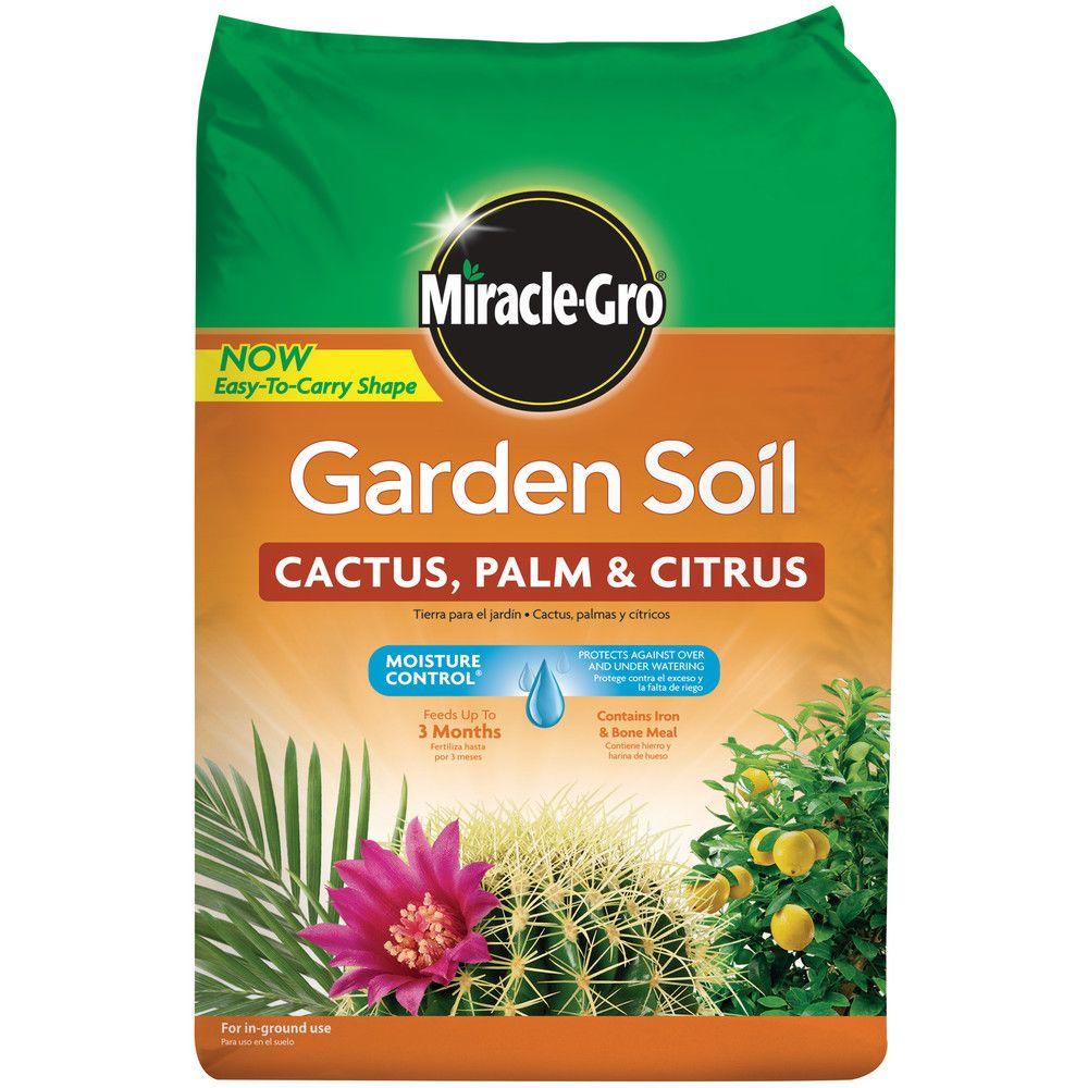 Miracle-Gro 1.5 cu. ft. Garden Soil for Palm and Cactus-71959430 ...