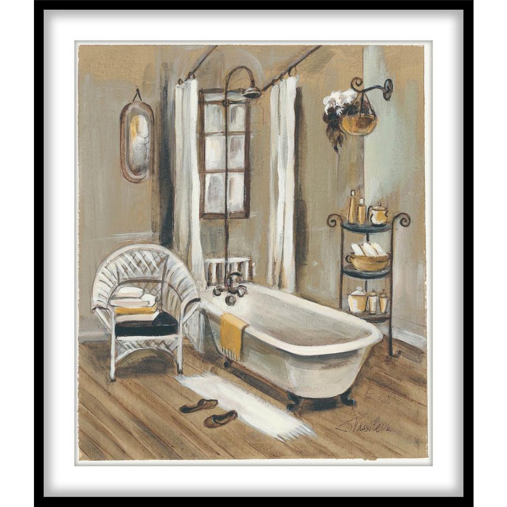 9 75 In X 11 French Bath Vi Framed Wall Art