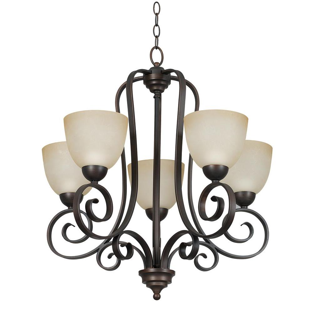Luminance Provano 5 Light Tique Bronze Chandelier F5255 26 The Provano 5 Light Tique Bronze Chandelier