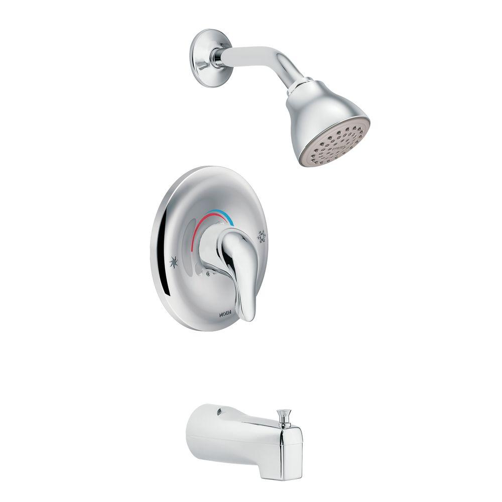 Moen Chateau Posi Temp Single Handle 1 Spray Tub And Shower Faucet