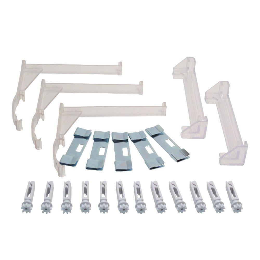 parts vertical blinds kit spare replacement blind depot window clips inch valance hardware wood brackets accessories mounting nien clear faux
