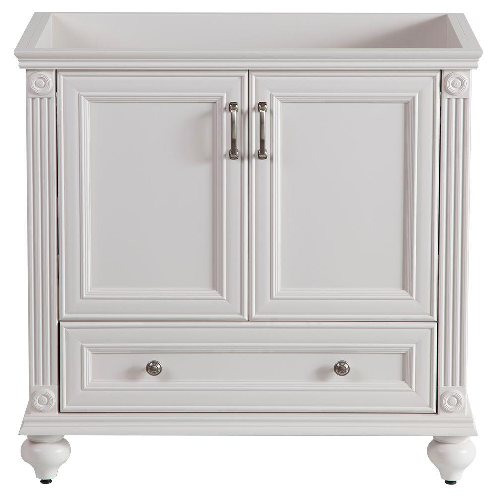 Assembled 36x34.5x24 in. Sink Base Kitchen Cabinet in Unfinished ...