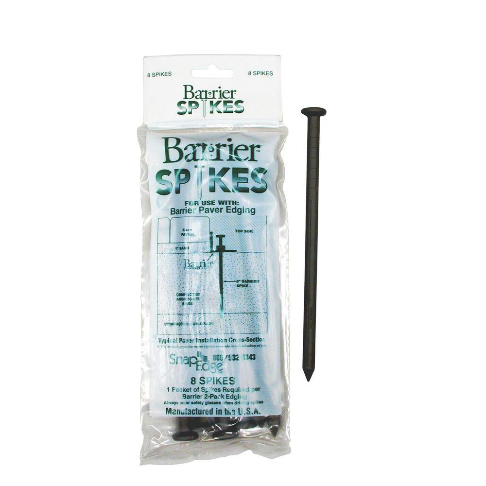 Barrier 6 ft. 8 in. Paver Edging with Spikes (2-Pack)-BAR02S - The ...
