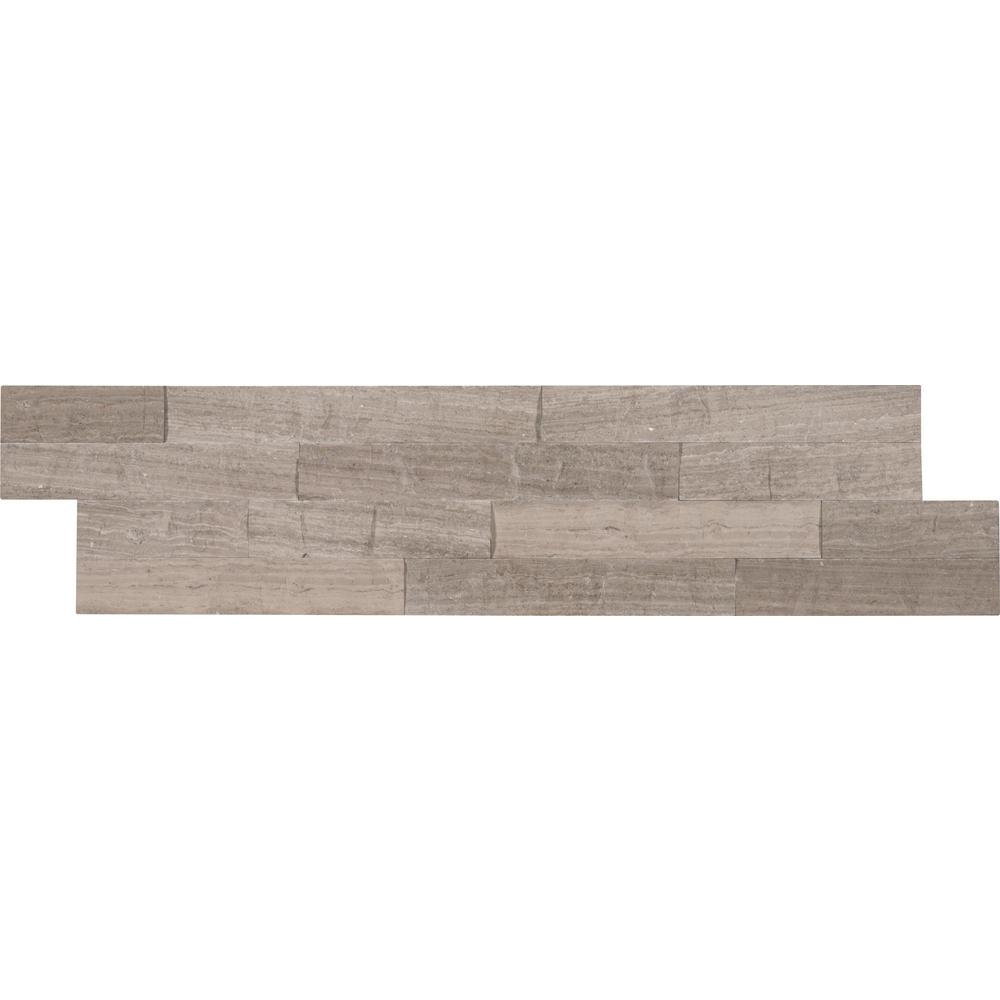 Msi Gray Oak Split Face Ledger Panel 6 In X 24 Marble Wall Tile 10 Cases 60 Sq Ft Pallet