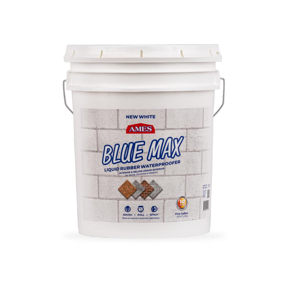 Ames Blue Max 5 Gal White Bat Waterproofing Sealer Regular Ames Blue Max 5 Gal White Bat