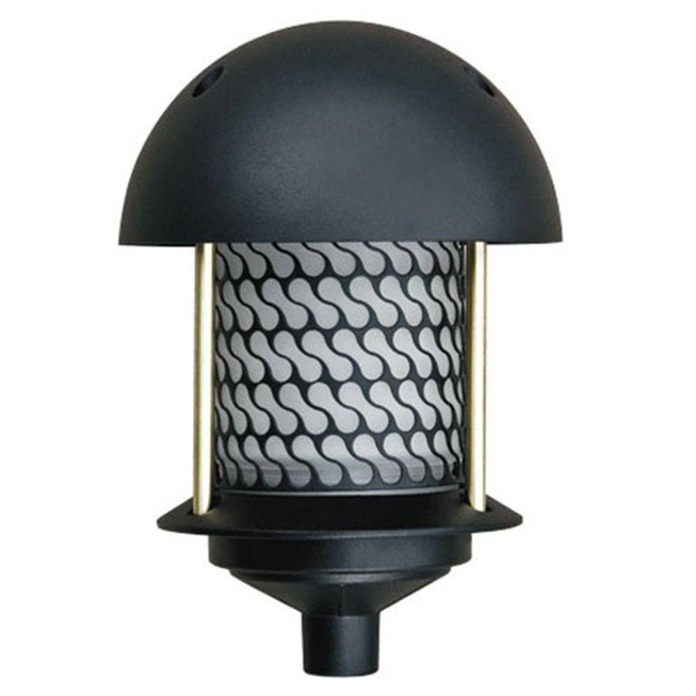 Filament Design Corbin 1-Light Black Round Top Outdoor Pagoda Pathway Light by Filament Design