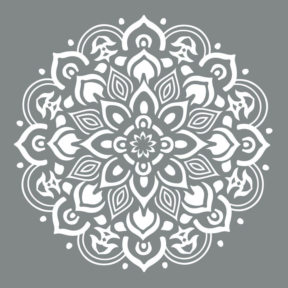 DecoArt Americana Decor 10 in. x 10 in. Mandala Stencil 