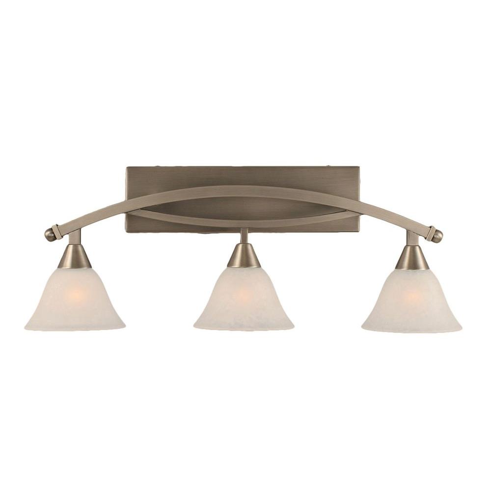 Filament Design Concord 3-Light Brushed Nickel Bath Vanity Light-CLI-TL5010292 - The Home Depot