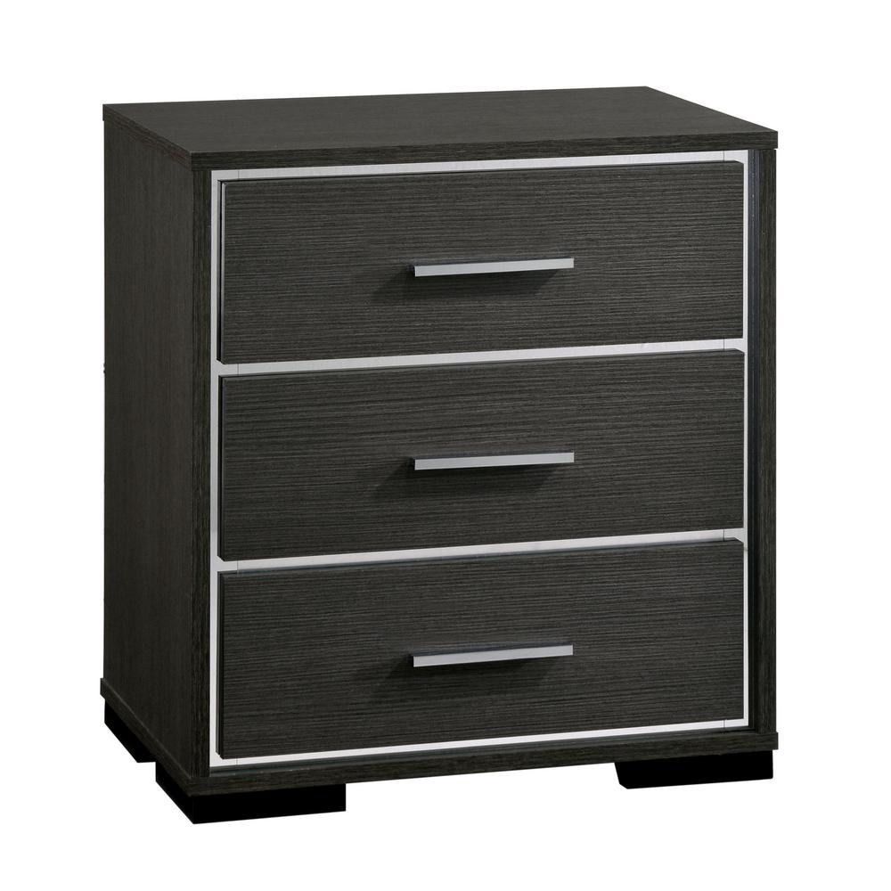 South Shore Versa 2Drawer Gray Maple Nightstand9041060 The Home Depot