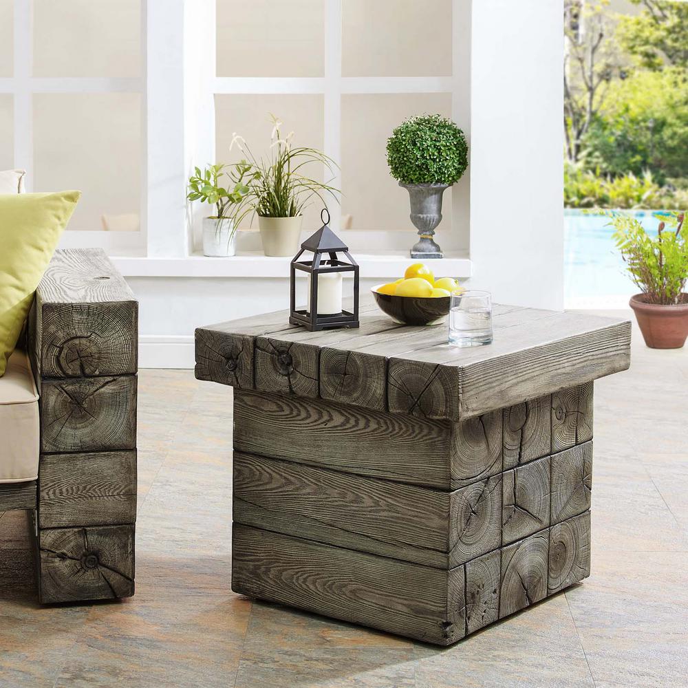 Unfinished Wood Outdoor Side Tables Patio Tables The Home Depot