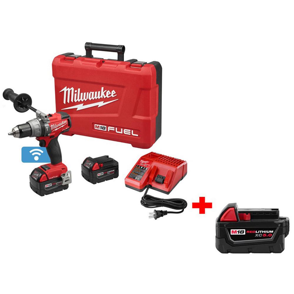 Milwaukee M18 FUEL 18Volt with ONEKEY 1/2 in. Brushless Hammer Drill