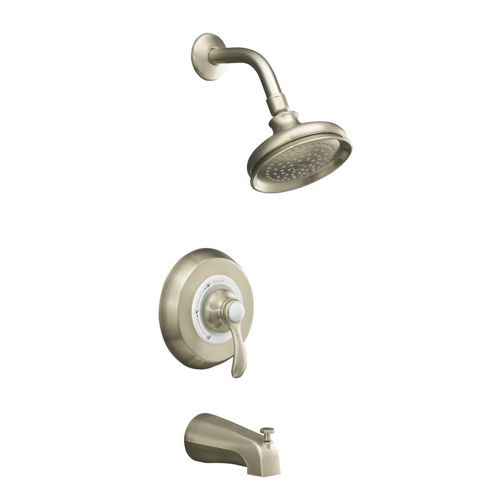 KOHLER Fairfax Rite-Temp Bath and Shower Faucet Trim with Lever Handle