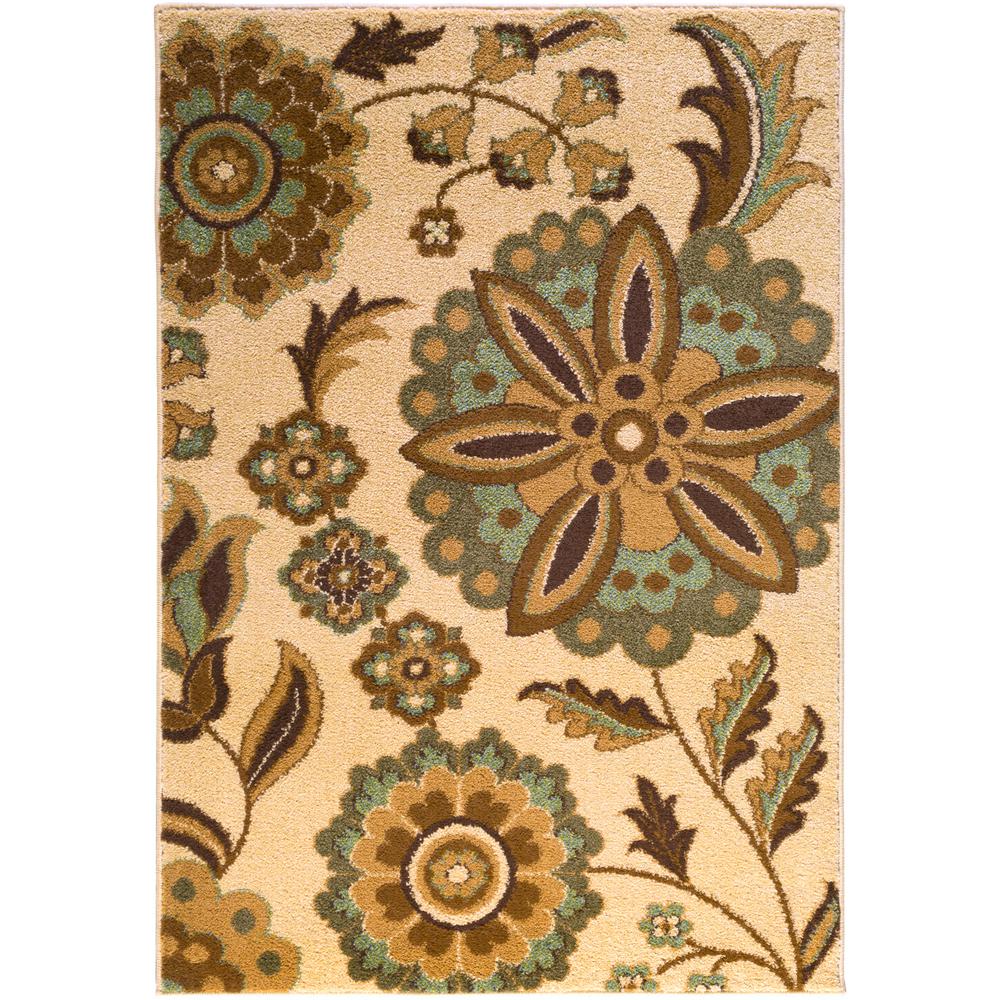 Surya River Home Beige 7 ft. 6 in. x 10 ft. 6 in. Indoor Area Rug