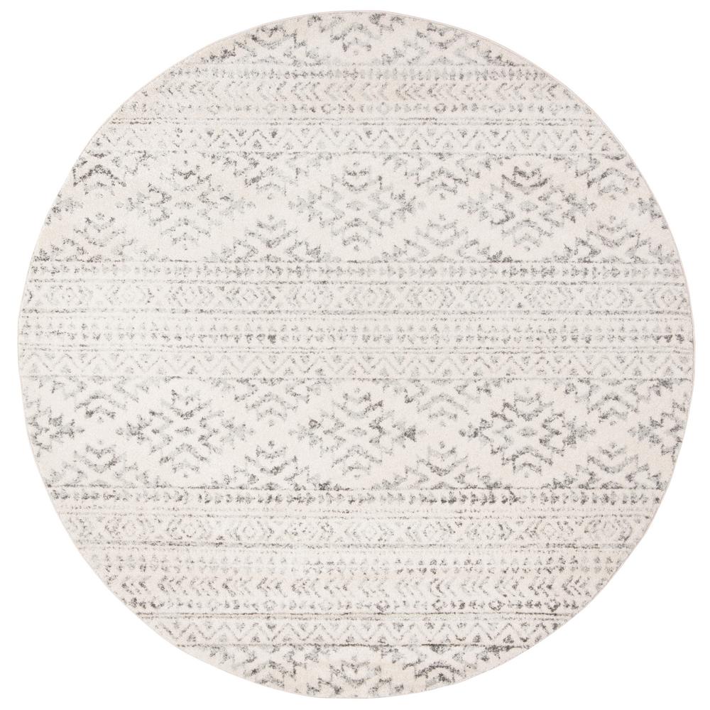 Safavieh Tulum Ivory/Gray 9 ft. x 9 ft. Round Area RugTUL272A9R The Home Depot