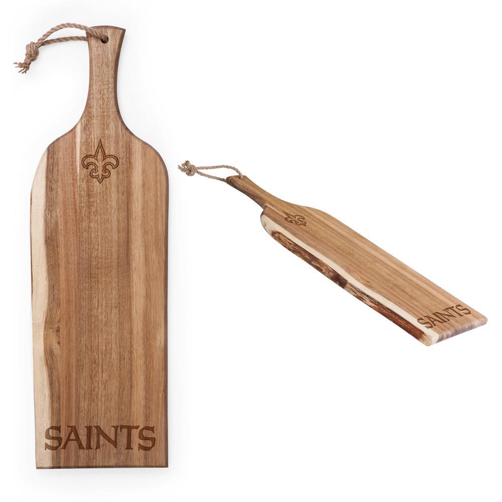 Toscana New Orleans Saints Artisan Acacia Wood Serving Plank 892