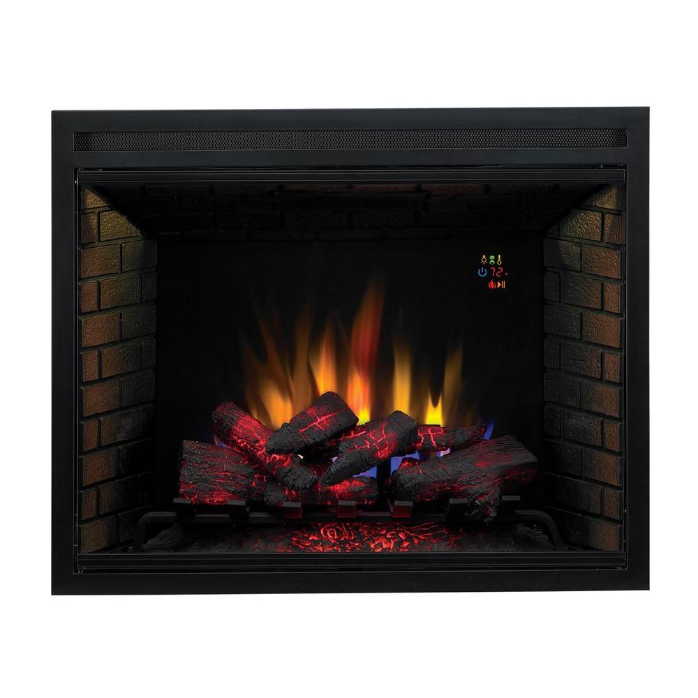 Classic Flame 36 in. Traditional Builtin Electric Fireplace Insert