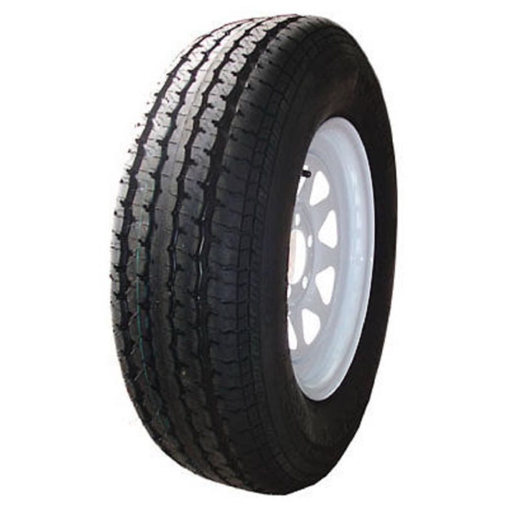 15 Trailer Tires And Wheels
 - Hi Run 8 Spoke White 50 Psi St175 80r13 And 13 In X 4 5 In 5 4 5hd 6 Ply Tire And Wheel Assembly Asr1074 The Home Depot