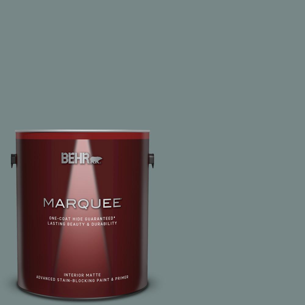 Behr Marquee 1 Gal Ppu12 16 Juniper Ash One Coat Hide Matte Ppu12 16 Juniper Ash One Coat Hide Matte