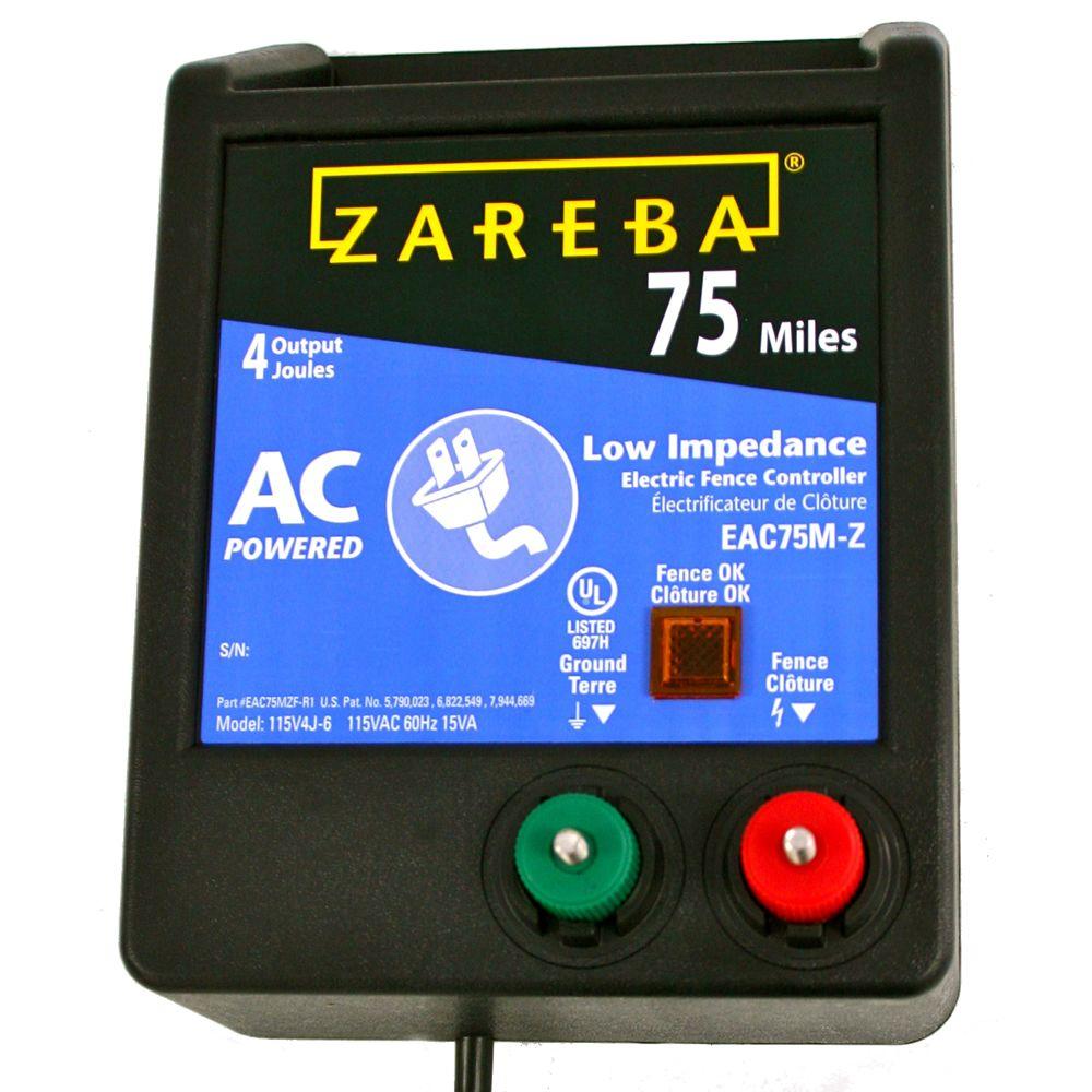 Zareba 2 Mile Solar Fence Charger-ESP2M-Z - The Home Depot