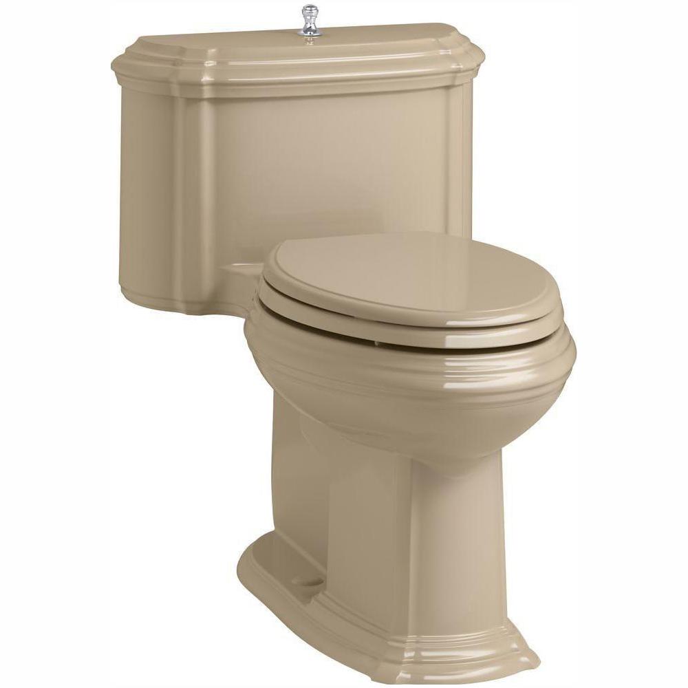 brown toilet