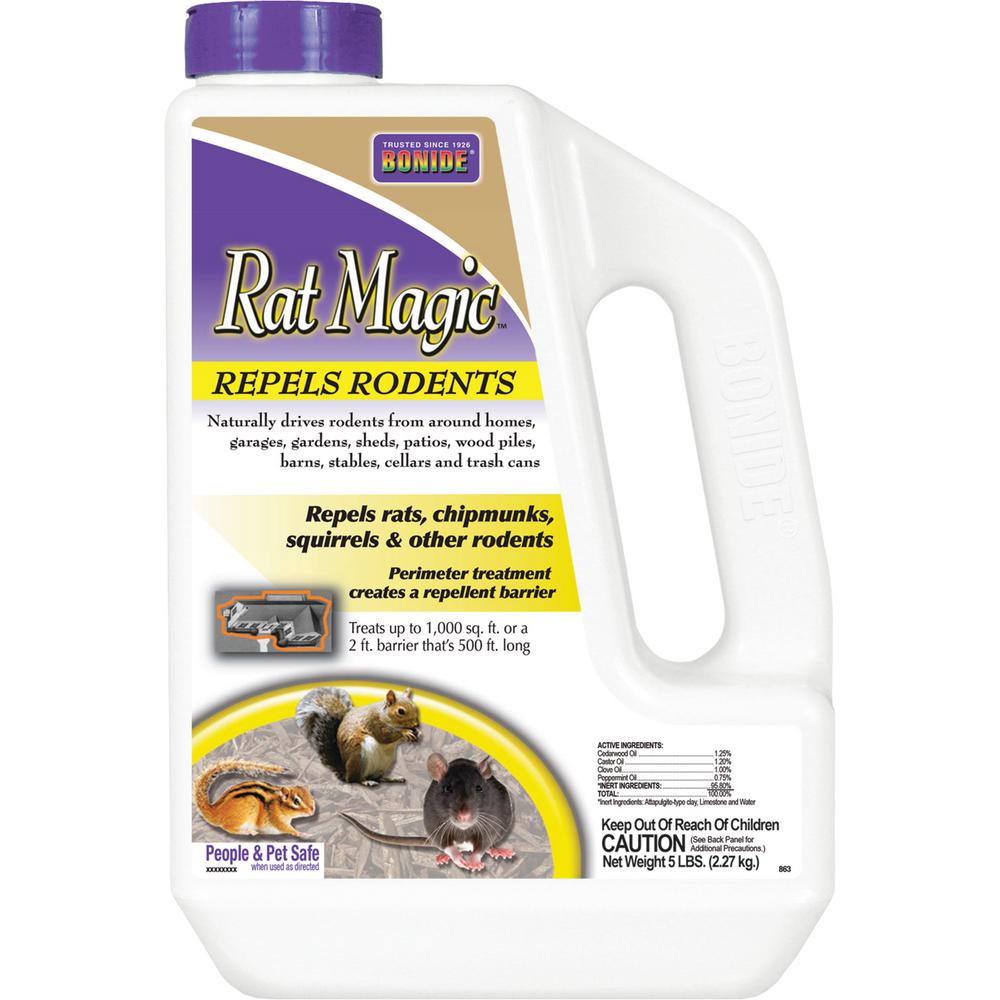 Bonide 5 Lbs Rat Magic Rodent Repellent Granules 863 The Home Depot Rat Magic Rodent Repellent Granules