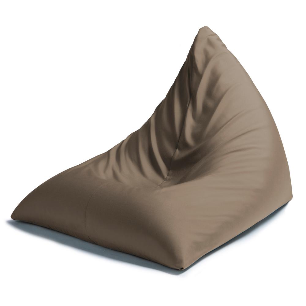 Twist Taupe Outdoor Bean Bag Chair