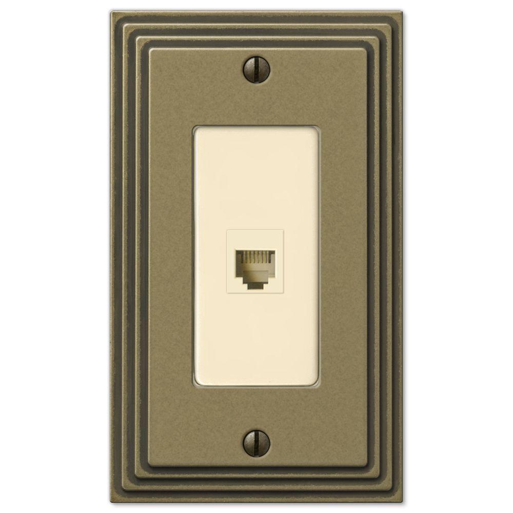 Amerelle Phone & Data Wall Plates Wall Plates The Home Depot