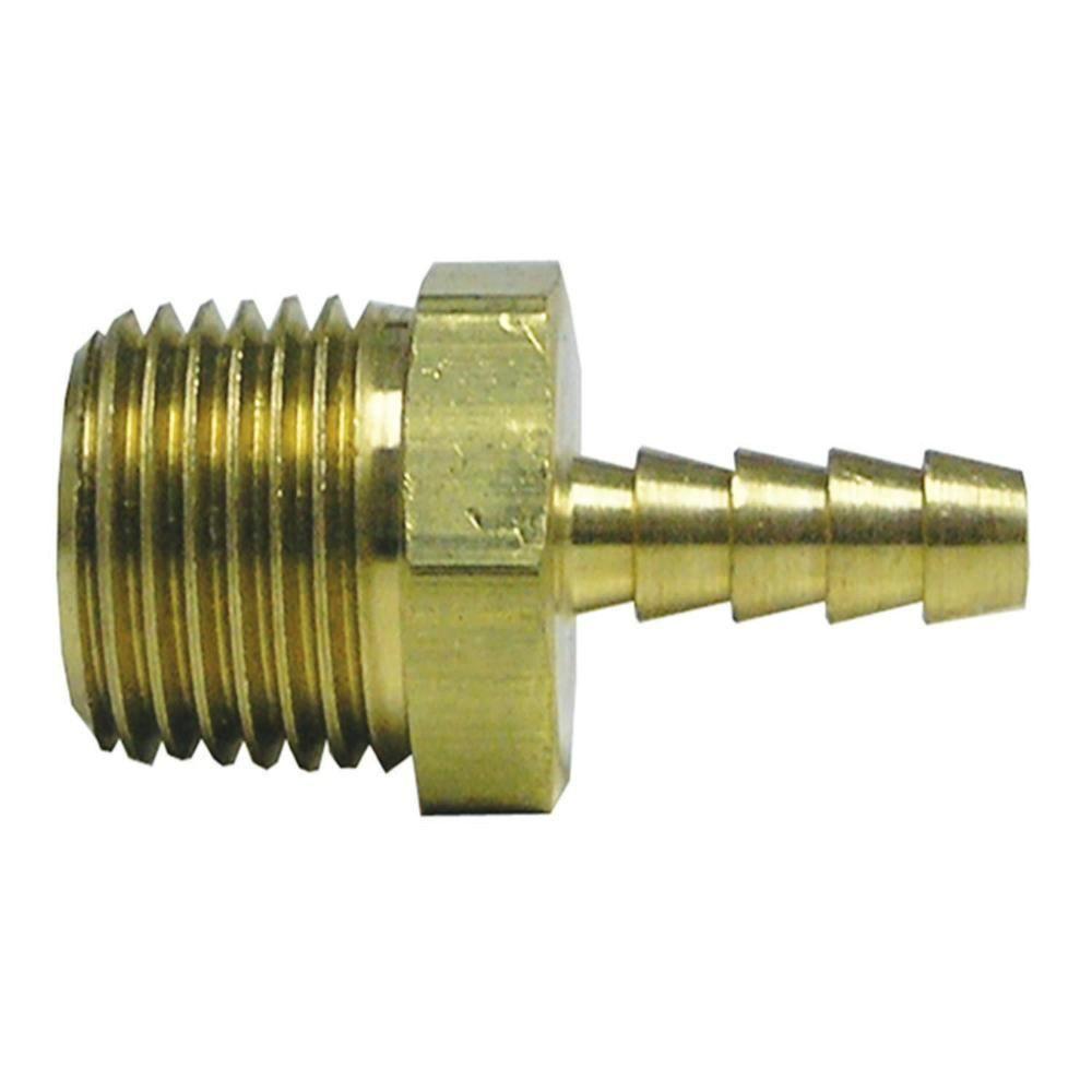 Sioux Chief 5/16 in. x 1/4 in. Lead-Free Brass Barb x MPT Adapter ...