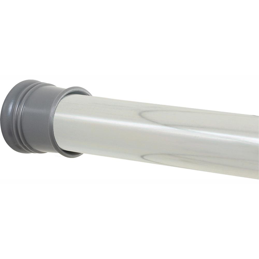 Zenna Home Tension Stall Shower Rod White 24 40 Inches Serrano80 Com