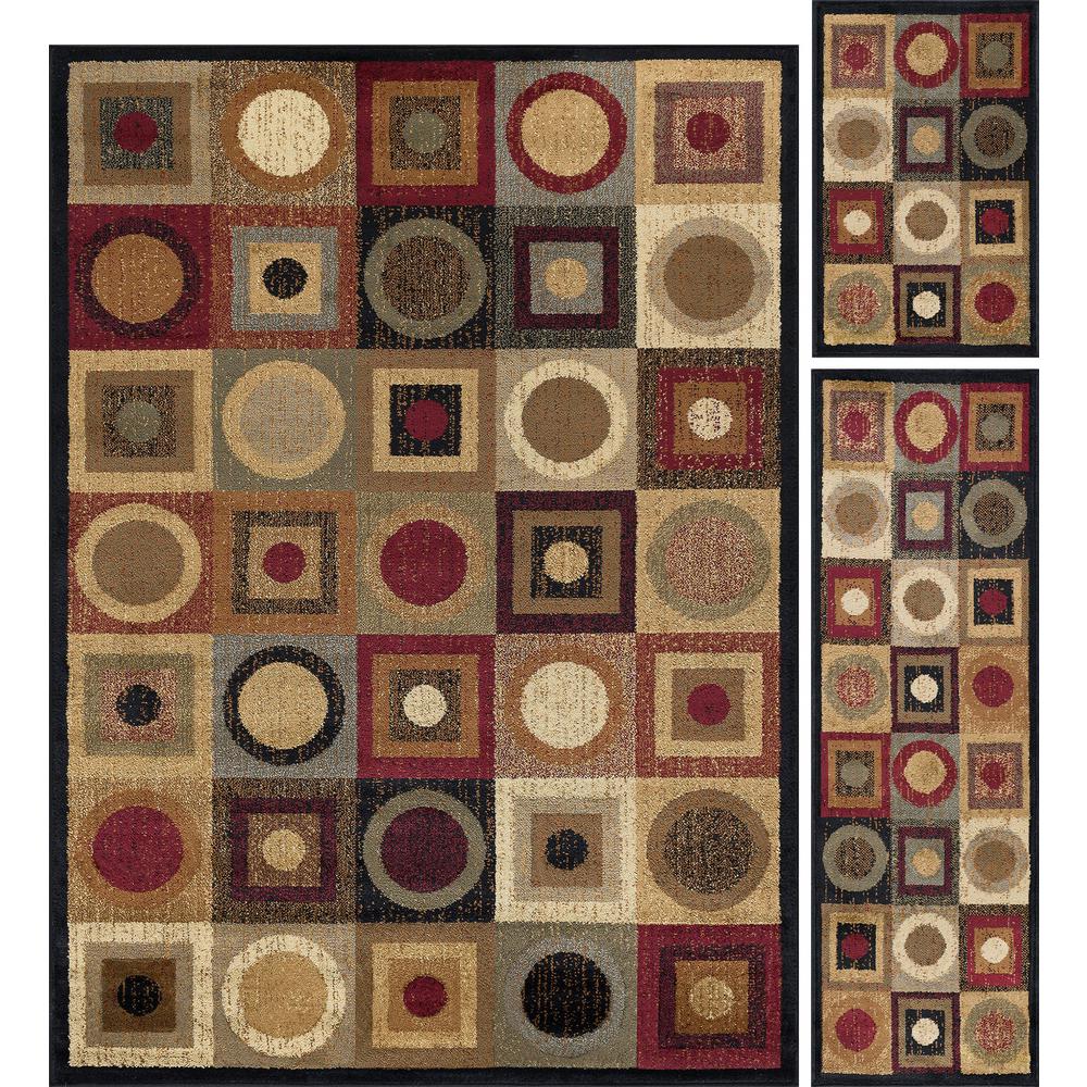 Rug Sets Rugs The Home Depot 3 Piece Rug Set