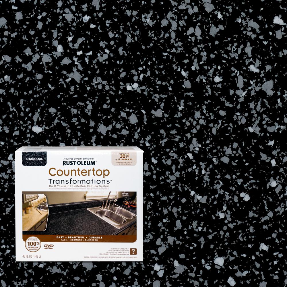 Cabinet Doors Home Depot >> Rust-Oleum Transformations 48 oz. Charcoal Small Countertop Kit-258512 - The Home Depot Cabinet Doors Home Depot >> Rust-Oleum Transformations 48 oz. Charcoal Small Countertop Kit-258512 - The Home Depot