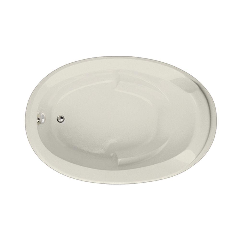 Hydro Systems Hartford 5 ft. Reversible Drain Bathtub in Biscuit