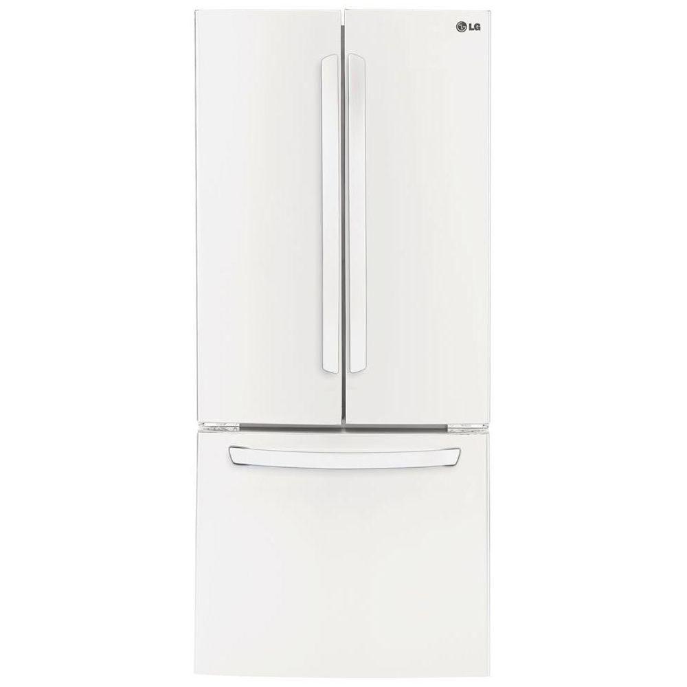 LG Electronics 30 in. W 22 cu. ft. French Door Refrigerator in Smooth