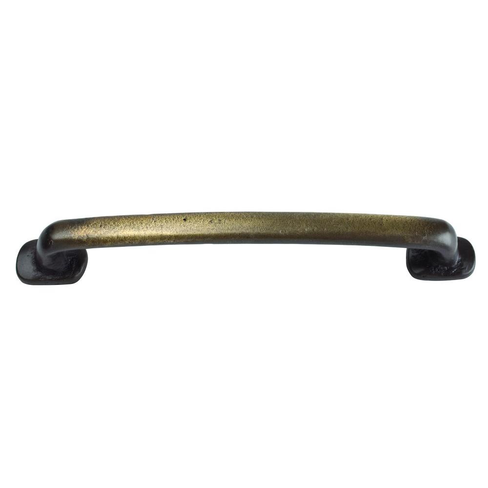 Antique Bronze Drawer Pulls Cabinet Hardware The Home Depot Distressed Collection Antique Bronze 5 98 In Medium Center To Pull