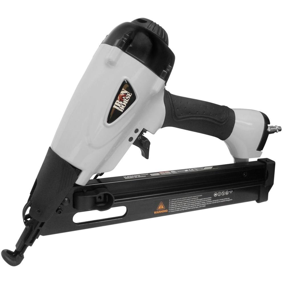 Iron Horse 21/2 in. 34 Degree Angle Nailer with CaseIHAFN34 The Home Depot