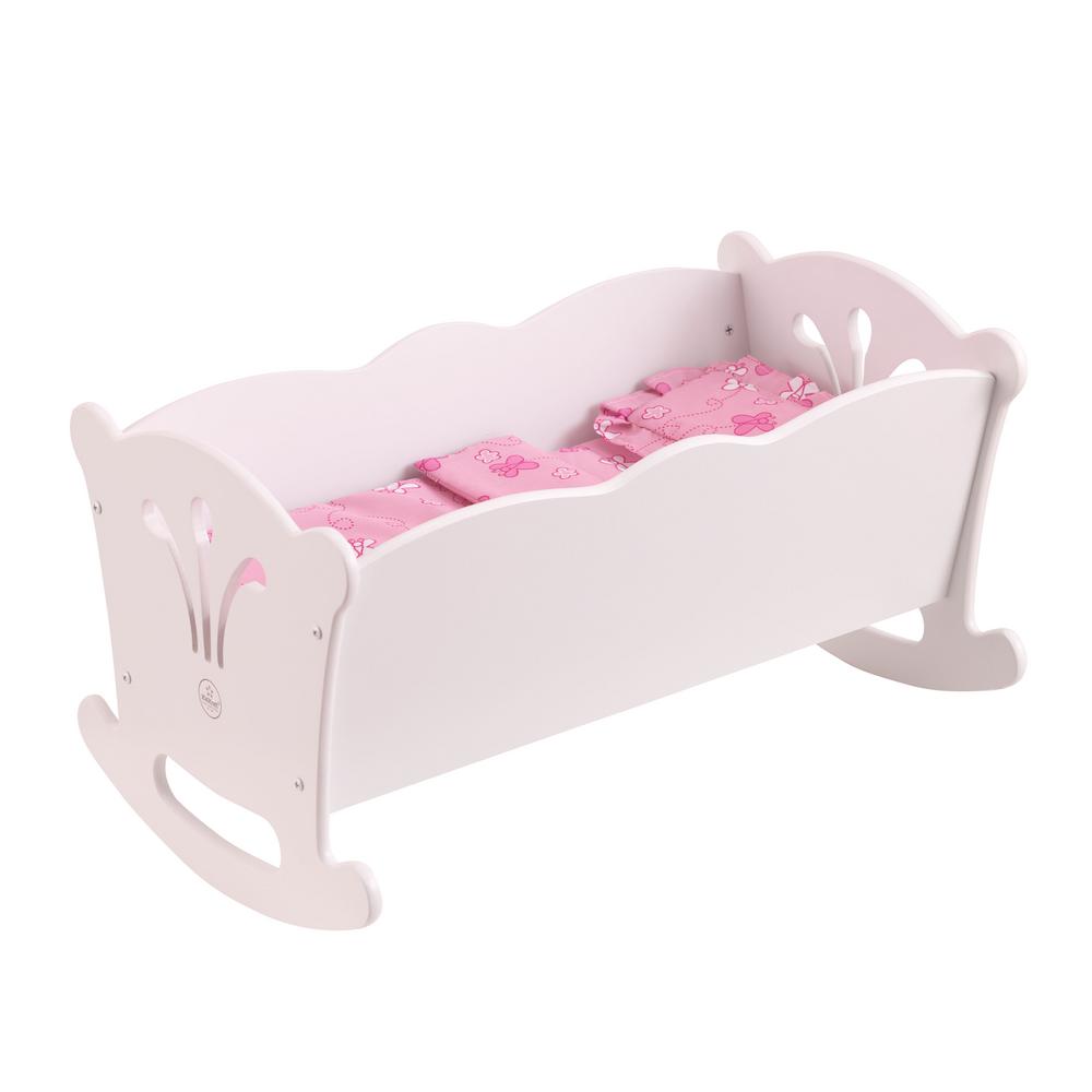 Kidkraft Lil Doll Cradle In White 60101 The Home Depot