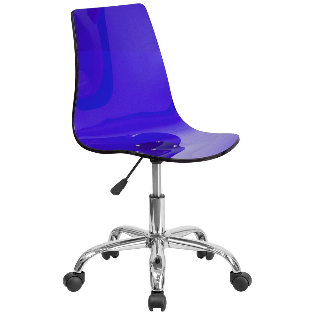 Flash Furniture Contemporary Transpa Purple Acrylic Task Chair This Review Is From Contemporary Transpa Blue Acrylic Task Chair With Chrome Base