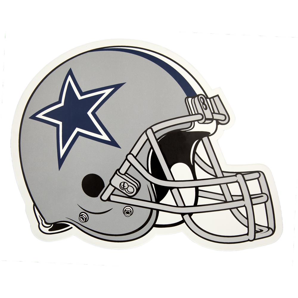 Applied Icon Nfl Dallas Cowboys Outdoor Helmet Graphic Large Nfoh0903 The Home Depot