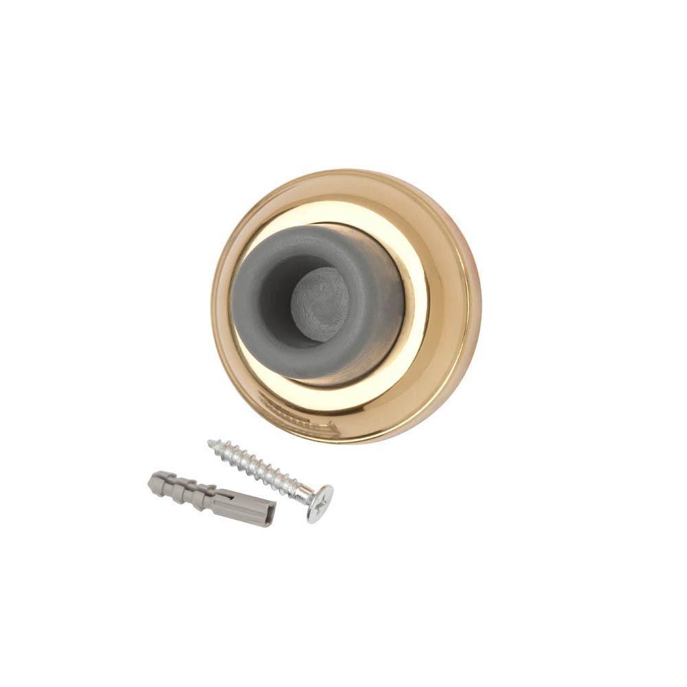 Everbilt Bright Brass Wall Door Stop