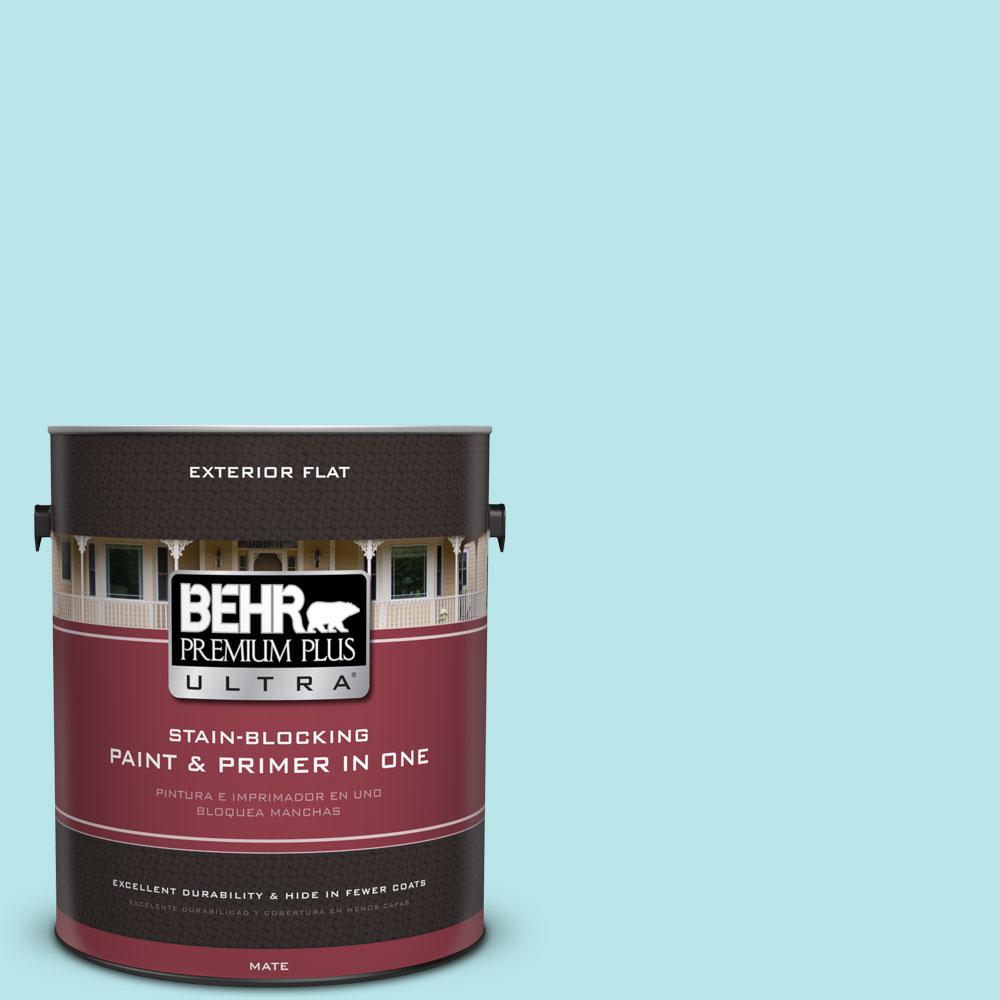 BEHR Premium Plus Ultra 1gal. 500A2 Refreshing Pool Flat Exterior