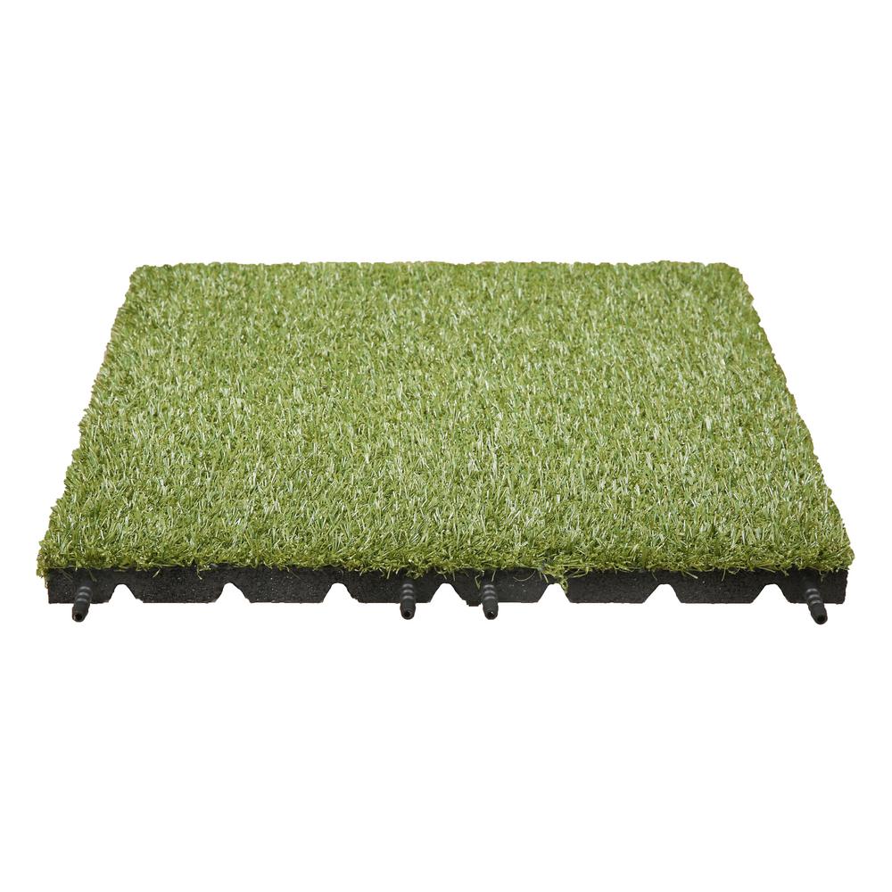 TrafficMaster 19 in. x 19 in. Artificial Grass Tile (8-Pack)-TG2020-8HD -  The Home Depot