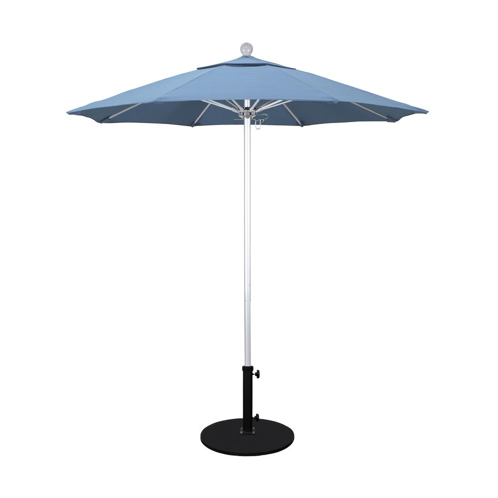 California Umbrella 7 5 Ft Silver Anodized Aluminum Pole Market 7 5 Ft Silver Anodized Aluminum Pole