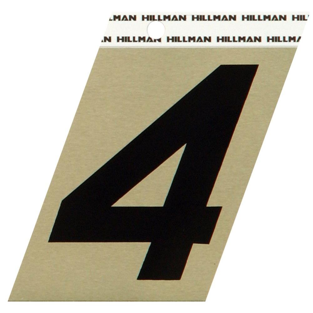 Hillman 3 in. Aluminum AngleCut Number 4840560 The Home Depot