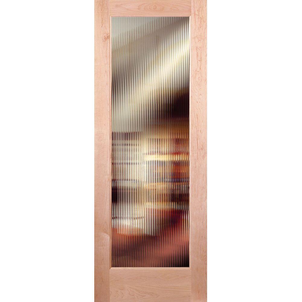 Feather River Doors 32 In X 80 In Reed Woodgrain 1 Lite