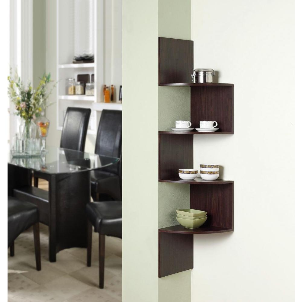 Chocolate Shelving Storage Organization The Home Depot 11 8