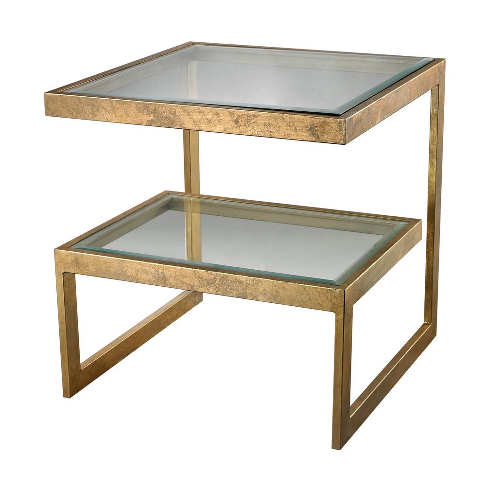 An Lighting Key Antique Gold Leaf Side Table Tn 892449 The Home An Lighting Key Antique Gold Leaf Side Table