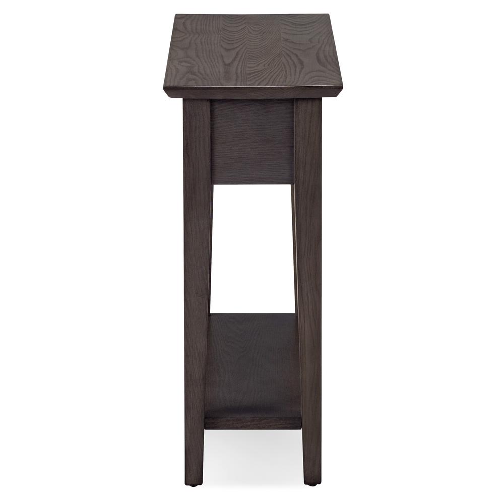 Leick Furniture Smoke Gray Chairside Recliner Table 10071 Gr