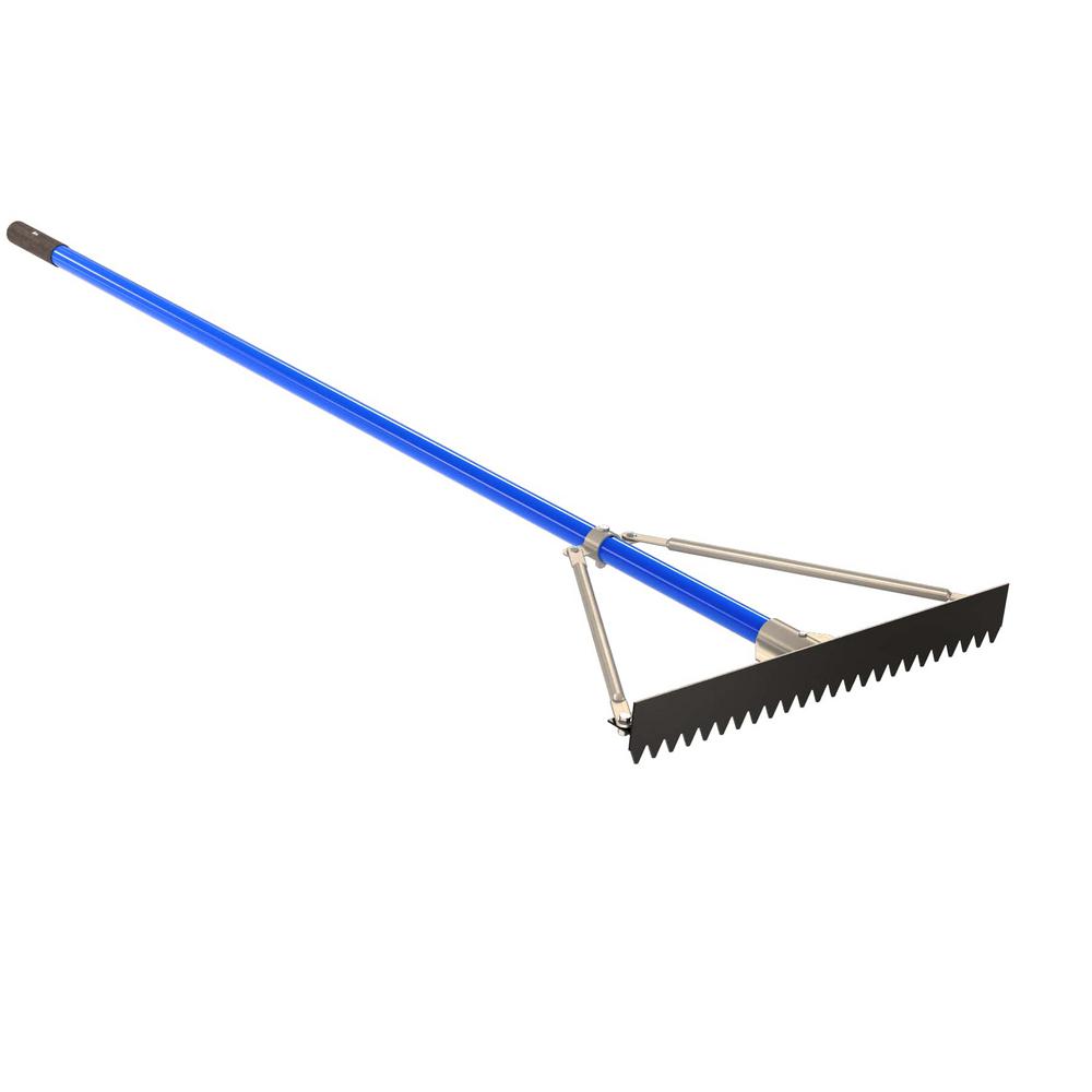 True Temper 17 Ft Telescoping Roof Rake 193055510 The Home Depot Base Lute Rake With 6 Ft Aluminum Handle