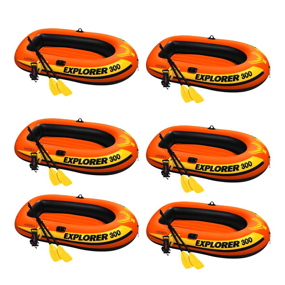 explorer 300 orange raft